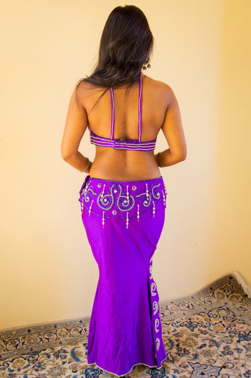 Versace of Cairo: Purple Bra and Skirt