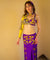 Wafaa of Cairo: Purple and Yellow Sleeve Costume