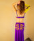 Wafaa of Cairo: Purple and Yellow Sleeve Costume