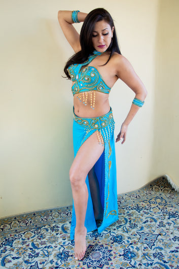 Versace of Cairo: Blue Crossover Costume