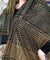 Modern Black and Gold Assuit Shawl With Mixed Diamonds Design