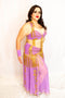 1940s Samia Gamal Style Costume - Lavendar & Gold