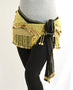 2-Row Triangle Hip Sash with Beaded Fringe (multiple colors available)