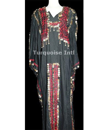 Bedouin Tribal Scarlet Dress - turquoiseintl Bedouin Tribal Scarlet Dress - turquoiseintl